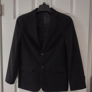 Boy black dress coat blazer van Heusen flex